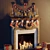 Title: Minimalistic Pinecone Wreath Fireplace Decor 3D model small image 3