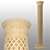 Stylish Outdoor Pillar 3D model small image 1