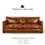 Viscount William 3-Seater Sofa 3D model small image 1