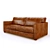 Viscount William 3-Seater Sofa 3D model small image 2