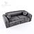 Modern Sofa Set: Mantellassi Vivien 3S 3D model small image 1