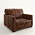 Vintage Inspired Viscount William Armchair 3D model small image 3