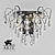 Elegant Isabella Crystal Wall Light 3D model small image 1