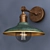 Green Patina Brass Wall Light 3D model small image 1