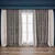 Elegant Sheer Window Curtain 3D model small image 1