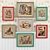 Colorful Teddy Bears Embroidery 3D model small image 1