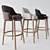 Elevate Your Space with a Modern Bar Chair 3D model small image 1