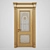 Title: Mars-2 Classic Stained Glass Door 3D model small image 2