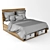 Cozy Winter Cardinal Bedding Set 3D model small image 3