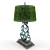 Rustic Metal Table Lamp 3D model small image 2