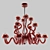 Barovier&Toso Bissa Boba Chandelier 3D model small image 1