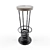 Industrial Woodbar Stool 3D model small image 1