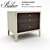 Barbara Barry Soft Corner Bedside Chest 3D model small image 1