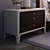 Barbara Barry Soft Corner Bedside Chest 3D model small image 2