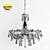 Avant-Garde Chandelier: Globo 63110 3D model small image 1