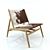 Leather Armchair by LaForma: Stylish and Comfortable 3D model small image 1