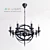 MW-LIGHT Castle Black Metal Chandelier 3D model small image 1