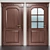 Handcrafted Array Doors 3D model small image 2