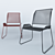 Metal Office Chair 3D model small image 1