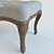 Elegant Oak Bench: Dixie Collection 3D model small image 2