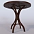 Elegant Oak Dining Table 3D model small image 2