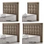 Modern Headboard Design 02: High-Poly 3D Model 3D model small image 2