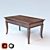 Modern Wooden Coffee Table 3D model small image 1