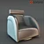 Fortune Armchair: Elegant Comfort 3D model small image 1