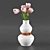 Elegant Alba Vase by Anna Kraitz 3D model small image 1