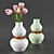 Elegant Alba Vase by Anna Kraitz 3D model small image 2