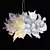 Fandango Cotton Metal Hanging Lamp 3D model small image 2