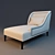 Pasadena One Arm Chaise - Sleek and Stylish 3D model small image 2