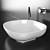 Sleek and Compact Ago Washbasin 3D model small image 2