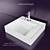 Antoniolupi Graffio 54: Sleek and Stylish Washbasin 3D model small image 1