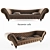 Timeless Elegance: Neiman Marcus Sofa 3D model small image 1