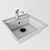 SCHOCK NEMO Sink & Mixer Combo 3D model small image 1