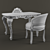 Jumbo Collection: Baby Table and Chair Set 3D model small image 2