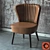 Elegant Leather Chair 3D model small image 1