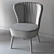 Elegant Leather Chair 3D model small image 3