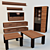 Dyatkovo City Collection: Stylish Furniture Set 3D model small image 1