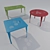 Emu Pattern Tables: Advanced Outdoor Furniture 3D model small image 1