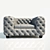 Lux Velvet Armchair by Kare Design 3D model small image 2