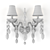 Luxury Crystal Sconces Siena Gold 3D model small image 2