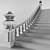 Elegant Staircase Design 3D model small image 2