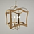 Elegant Milan Pendant Chandelier 3D model small image 1