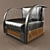 Cosy Comfort Armchair Set 3D model small image 1