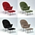 ErgoSeat Oculus Armchair 3D model small image 2