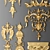 Stylish Stucco Decor Set 3D model small image 2