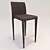 Lucky Semi-Bar Stool: Stylish and Comfy 3D model small image 1