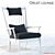 Swedish-designed Orust Lounge Chair 3D model small image 1